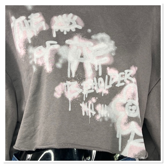 Divided H & M Cropped Women’s Sweater Sz XL NWT - Picture 3 of 10